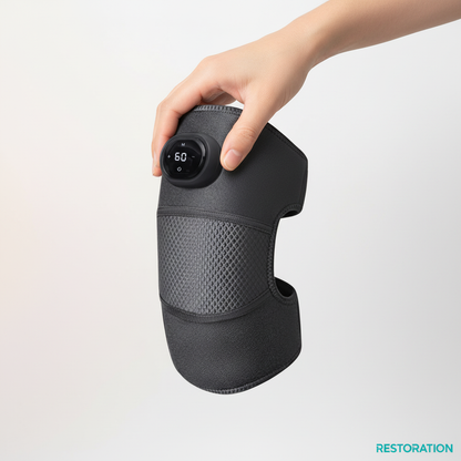 Hand Holding Grey Knee